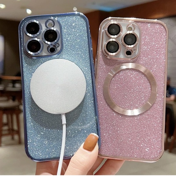 🆕 Luxury Glitter Bling Case For IPhone 13 Pro Max   with  Camera Protector - Picture 3 of 7